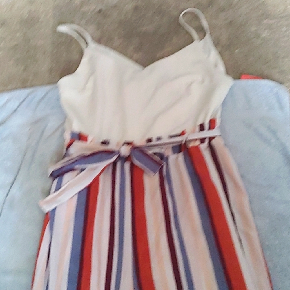 Striped jumpsuit